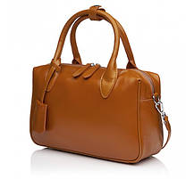 Сумка жіноча з натуральної шкіри руда BAGS4LIFE 9901, фото 6