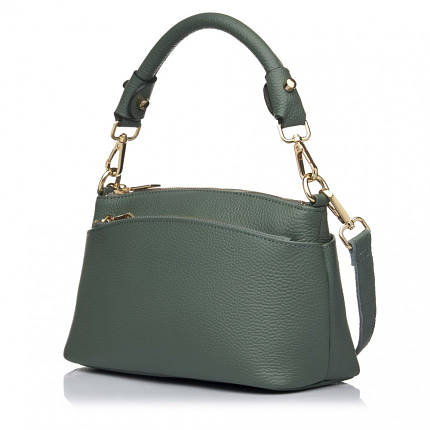 Сумка жіноча з натуральної шкіри блакитна BAGS4LIFE 7788, фото 1