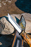 Ексклюзивний ніж ручної роботи «Самурай #1» N690/61 HRC., фото 2