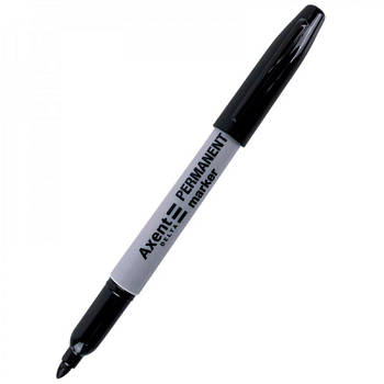 Маркер Permanent Axent D2606, 1 мм круглий чорний 641679 G-Rich