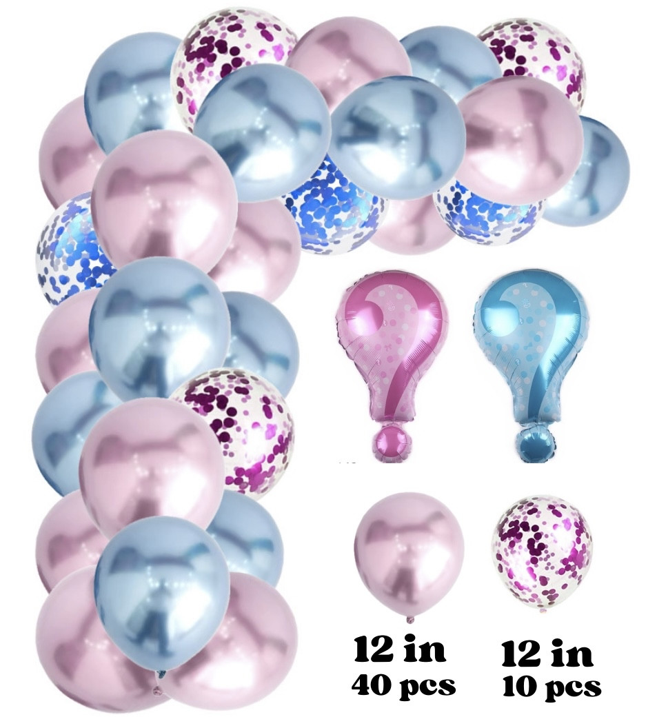 Набір повітряних куль для фотозони 52 шт., фото 1