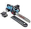 Акумуляторна пила BOSCH (48V, 6 Ah) Потужна безщіткова пила Бош із шиною 40 см для дров mm, фото 5