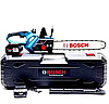 Акумуляторна пила BOSCH (48V, 6 Ah) Потужна безщіткова пила Бош із шиною 40 см для дров mm, фото 3