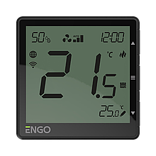 EFAN-24B Термостат фанкойлу, WIFI, 24V, чорний