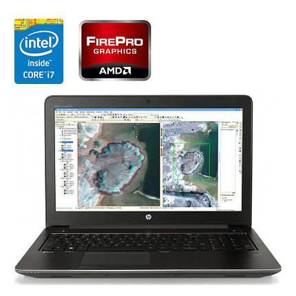 Ноутбук HP ZBook 15 G3/ 15.6" (1920x1080)/ Core i7-6700HQ/ 16 GB RAM/ 256 GB SSD/ FirePro W5170M 2GB, фото 1