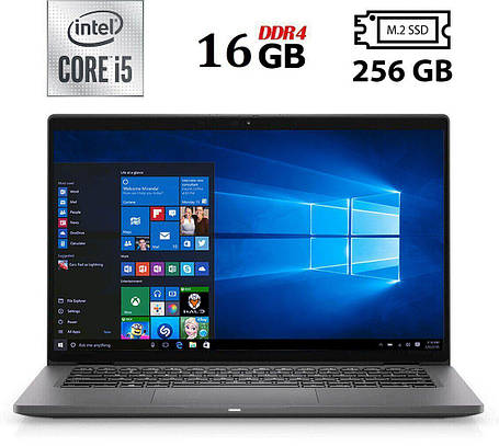 Ультрабук Б-клас Dell Latitude 7410/ 14" (1920x1080)/ Core i5-10310U/ 16 GB RAM/ 256 GB SSD/ UHD, фото 1