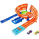 Hot Wheels HTK17 Whip Around Raceway Автотрек Гот Вілс Кругова перегонова траса, фото 3