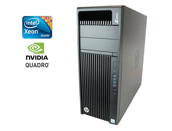 Б/в Робоча станція HP Z440 MT| Xeon E5-1650 V3| 32 GB RAM| NO HDD| Quadro K2000 2GB, фото 1