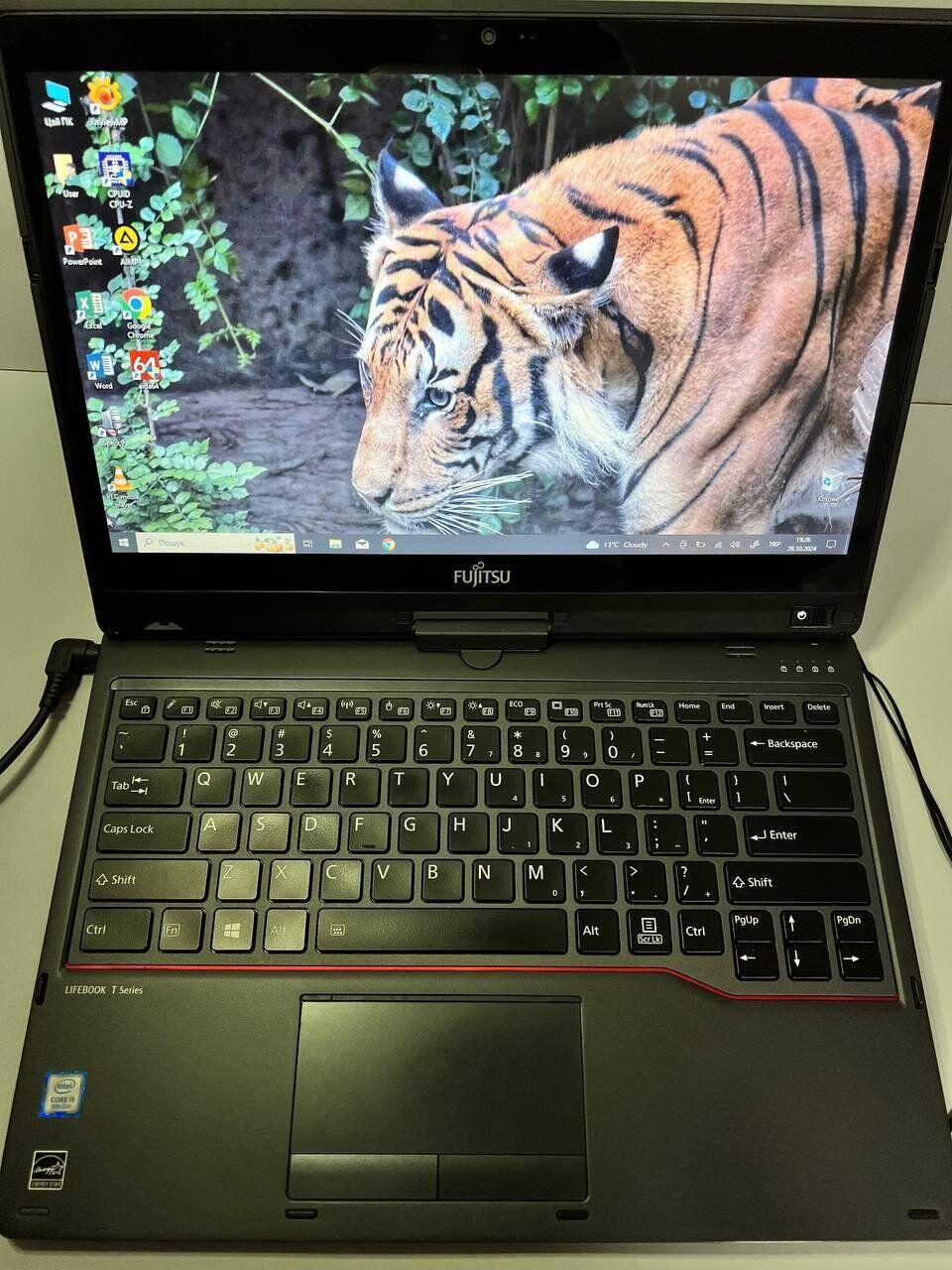 Б/в Ноутбук Fujitsu Lifebook T939 13.3" 1366x768 Touch| i5-8265U| 8GB RAM| 256GB SSD| UHD 620