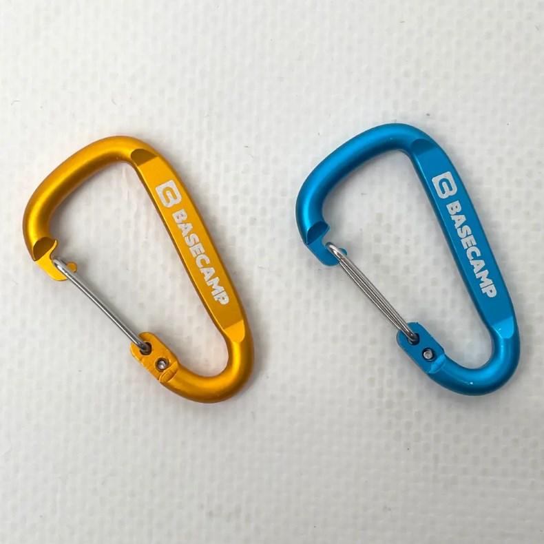 Набір алюмінієвих карабінів Base Camp Delta 4 Wire Set 2, Blue/Orange BCP 61316, фото 1