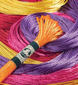 Нитки для вышивания мулине DMC сатин арт. 1008F