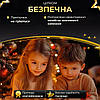 Гірлянда роса на пульті 200 метрів на 2000 led світлодіодів крапля на зеленому дроті жовта, фото 7