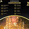 Гірлянда роса на пульті 200 метрів на 2000 led світлодіодів крапля на зеленому дроті жовта, фото 4
