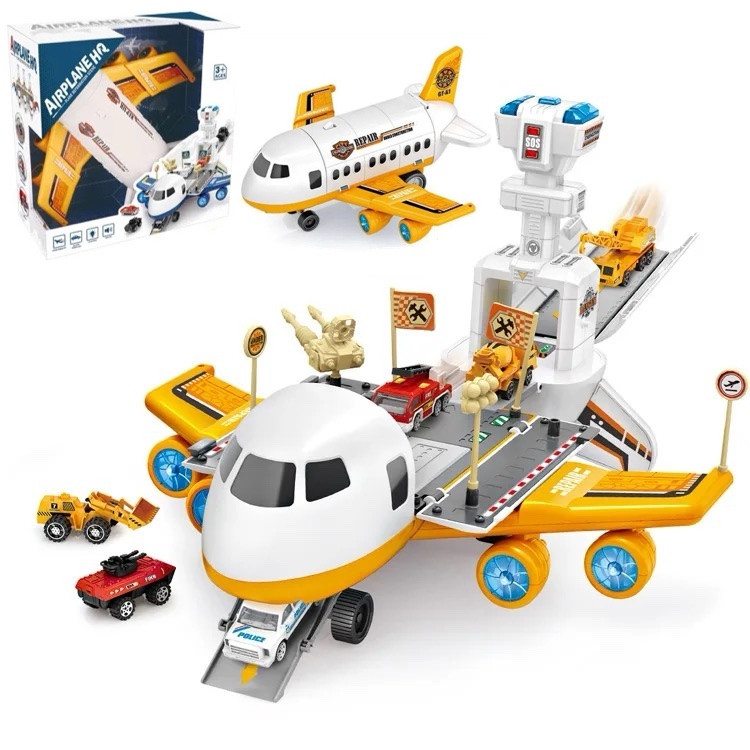 Ігровий набір "вантажний літак із машинками "Engineering" арт. E 7002/89959