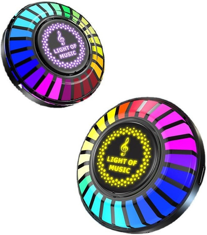 Підсвітка в машину у формі ритму музики F5 RGB з керуванням через телефон