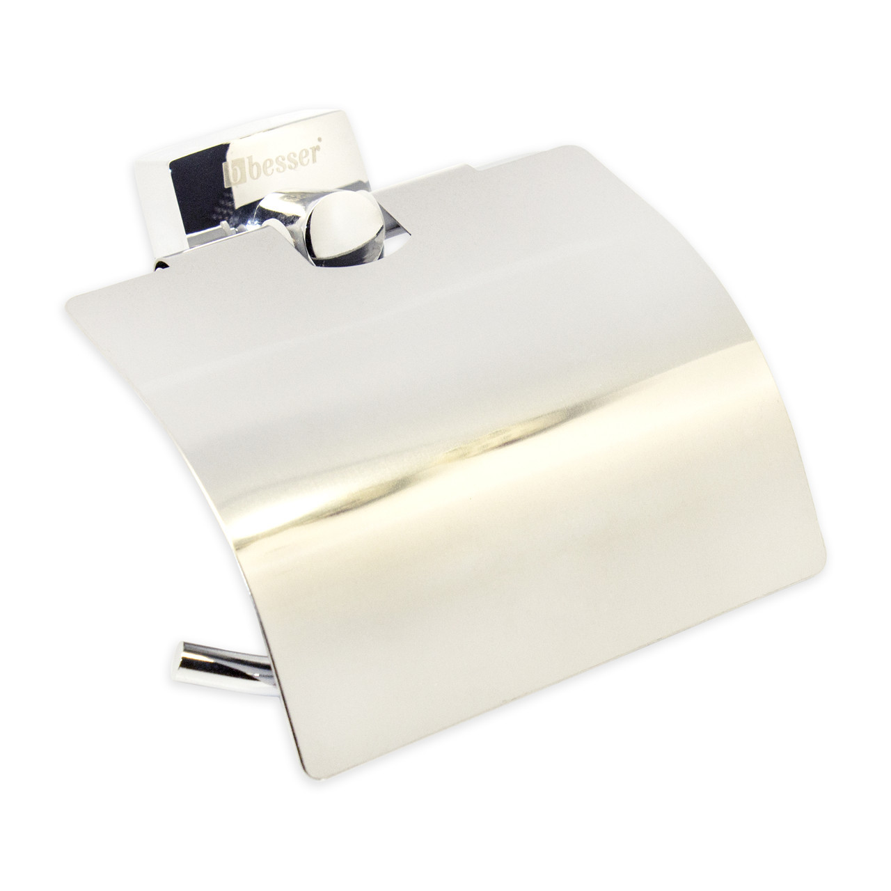 Бумагодержатель Besser універсальний 13.5х4.5х12см з кришкою KM-8808, фото 1