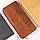 Чохол-книжка для смартфона Rubic Leather for Xiaomi Redmi 13C 4G/POCO С65 Brown, фото 4