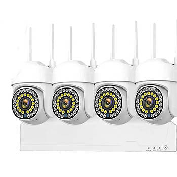 Система відеоспостереження на 4 WIFI камери з реєстратором KIT 7103 Комплект камер відеоспостереження