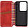 Чохол-книжка для смартфона Rubic Leather for Xiaomi Redmi Note 13 Pro 5G/POCO X6 5G Red, фото 3