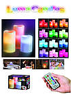 Пластикові Led Свічки "Color Changing Luma Candles" з пультом на батарейках.
