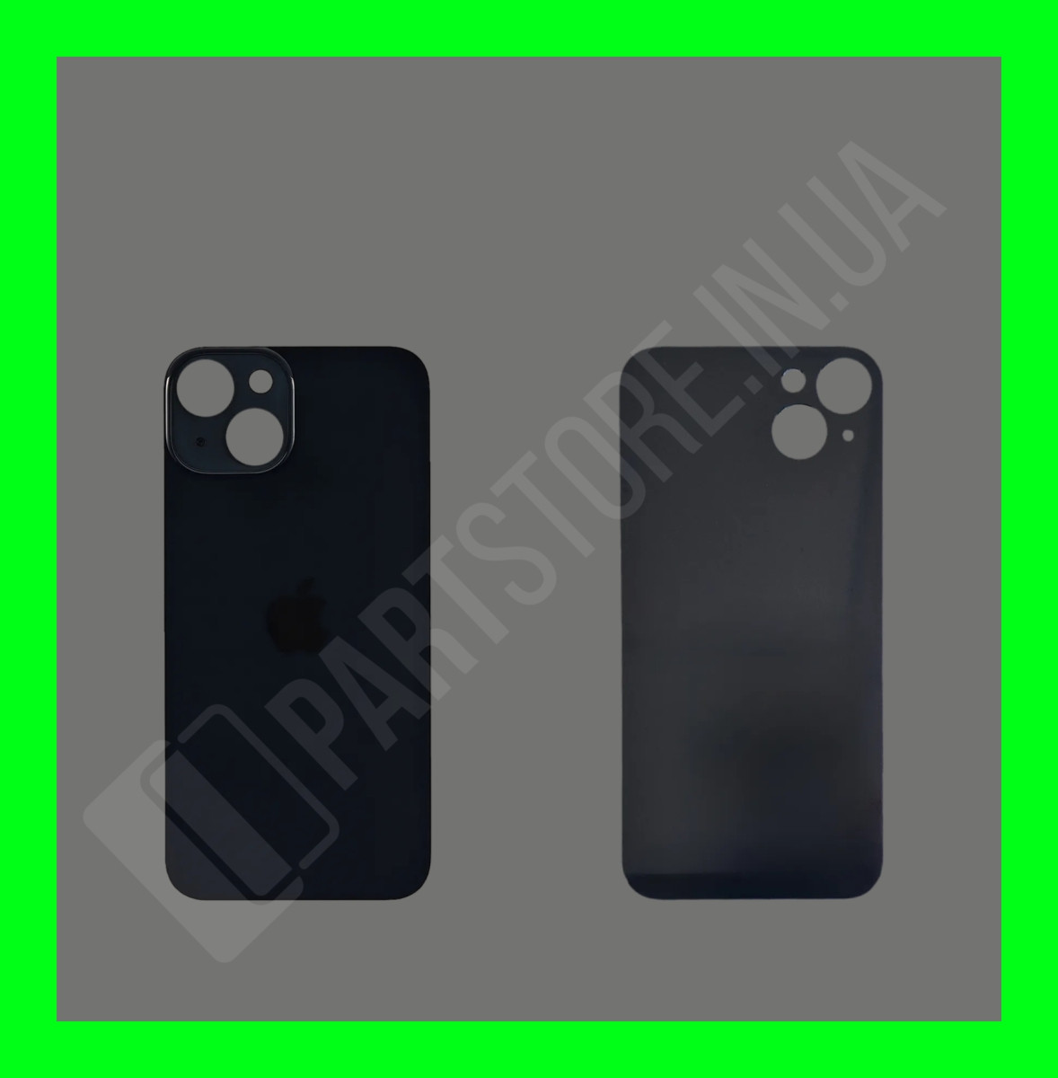 Кришка iPhone 14 Black (великий отвір)