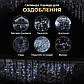 Вулична гірлянда Бахрома 25 м, 405 LED, біла, білий дріт, фото 9