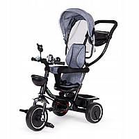 Велосипед з поворотним сидінням Ecotoys Comfort Grey