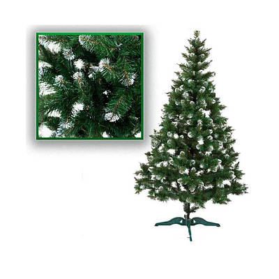 Ялинка штучна з білими кінчиками 2 м