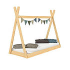 Дитяче ліжко-будиночок Sportbaby Вігвам лак 70х140см