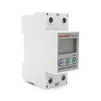 Захисне реле напруги SVP-915, 63A, 220В для захисту електрообладнання на DIN-рейку, компактний розмір 35х65х85 мм