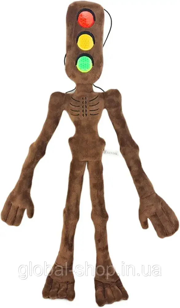 М'яка іграшка Світлофороголовий каркасний на дроті, 55 см, коричневий Siren Head