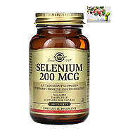 Solgar, селен, 200 мкг, 100 таблеток