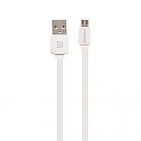 Кабель Remax RC-015m USB to MicroUSB 1m white