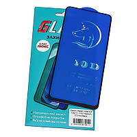 Захисне скло для Xiaomi Redmi Note 10/ 10S/ 11/Poco M5S Full Glue Titanium (0.3 мм, чорне) Люкс