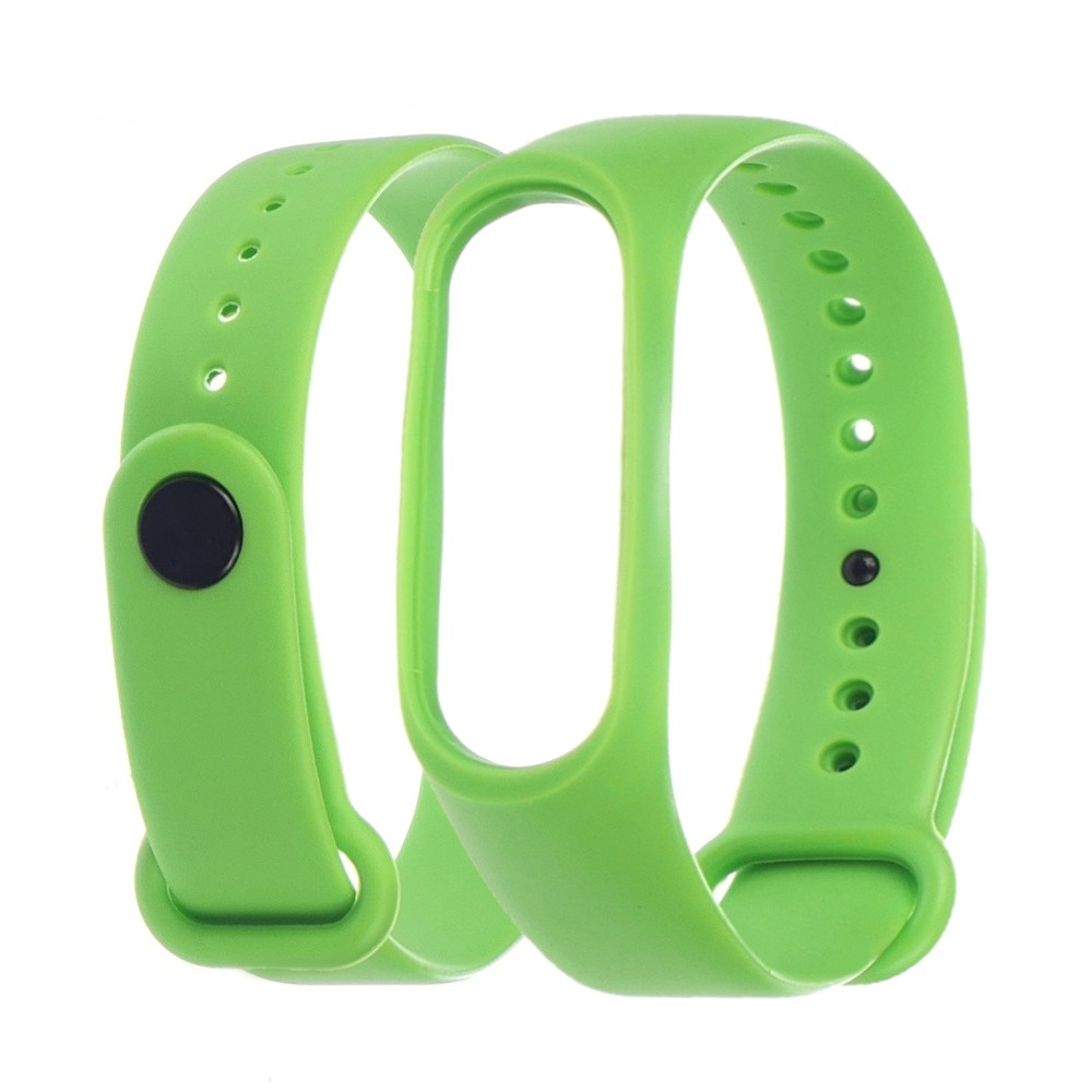 Ремінець силіконовий для Xiaomi Mi Band 3/ 4 22 салатовий