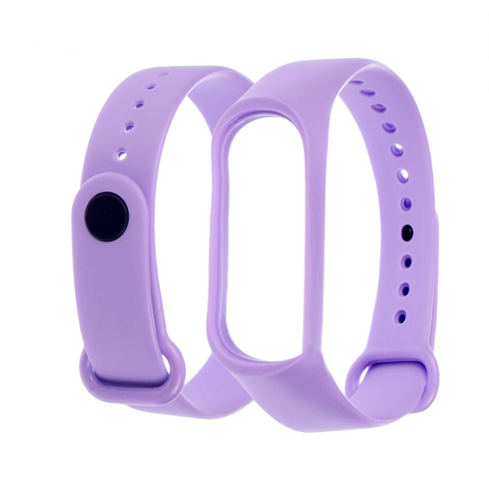 Ремінець силіконовий для Xiaomi Mi Band 3/ 4 23 лавандовий