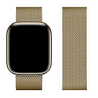 Ремінець металевий Hoco iWatch WA03 milanese steel 42/ 44/ 45 mm vintage gold