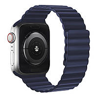 Ремінець силіконовий Hoco iWatch WA07 magnetic 38/40/ 41 mm dark blue