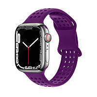 Ремінець силіконовий Hoco iWatch WA08 honeycomb 38/ 40/ 41 mm dark purple