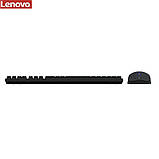 Комплект клавіатура та миша Lenovo KM101 (ENG/РОС) чорний, фото 4
