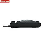 Комплект клавіатура та миша Lenovo KM101 (ENG/РОС) чорний, фото 5