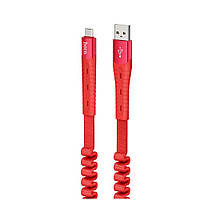Кабель Hoco U78 USB to MicroUSB 1.2m red