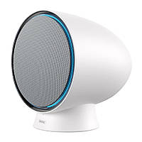 Портативна Bluetooth-колонка Remax RB-H9 mini TWS з LED-підсвіткою і пультом white