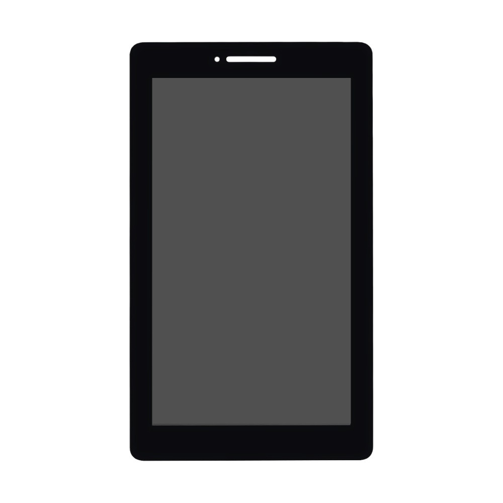 Дисплей для Lenovo Tab 7104F (ZA400002UA) з чорним тачскрином, фото 1