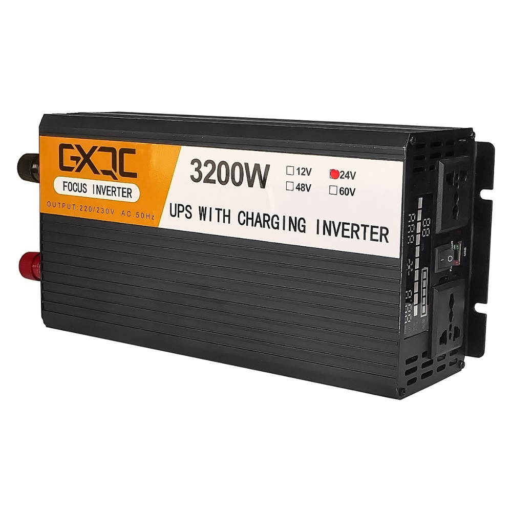 Джерело безперебійного живлення GXQC SFX-1200W/ 3200W DC 24V — AC 220V модифікований синус