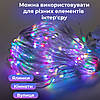 Розумна гірлянда Smart штора 400 LED 3*3 м з керуванням зі смартфона, мультиколор W006SH, фото 4