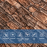 Самоклеюча декоративна 3D панелі під камінь матовий700х770х5мм (060M), фото 3