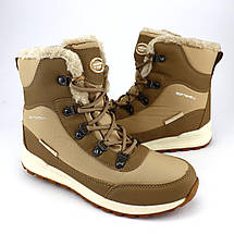 SN51/24 Зимові чоботи бежеві термоботинки на дівчинку Softshell American Club, фото 2