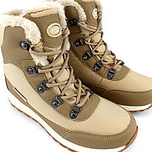 SN51/24 Зимові чоботи бежеві термоботинки на дівчинку Softshell American Club, фото 5