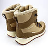 SN51/24 Зимові чоботи бежеві термоботинки на дівчинку Softshell American Club, фото 8